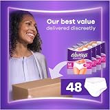 Always Discreet Incontinence Underwear Medium 48 White UK 8-14 6 Absorbency view 7