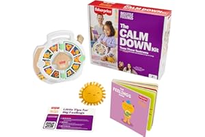 Fisher-Price Toddler Toys Big Little Feelings Calm Down Kit, 4-Piece Set of Activities & Parenting Tips for Social Emotional Development Kids Ages 2+ Years