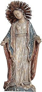 Creative Co-op Resin Virgin Mary Statue