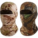 Hymeiluely Camo Balaclava Ski Face Mask for Men Women, Cooling UV Protection Face Cover for Hunting Fishing Motorcycle Military Tactical