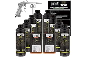 UP0820V RAPTOR® LINER KIT 8L KIT BLACK - 2.6 VOC +1 FREE GUN
