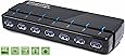 Plugable 7-Port USB 3.0 SuperSpeed Hub with 25W Power Adapter and Two Ports with BC 1.2 Charging Support for Android, Apple iOS, and Windows Mobile Devices