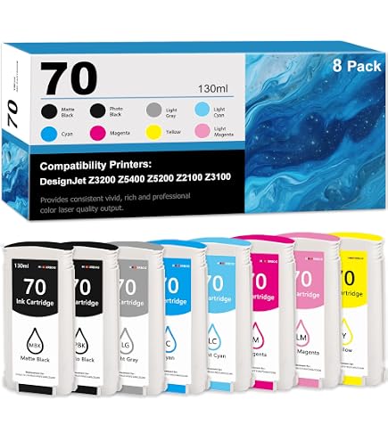 Amazon.com: 772 Ink 5-Pack Set with Chip Relacement for HP 772 Ink