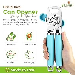 Spring Chef Stainless Steel Can Opener - Manual