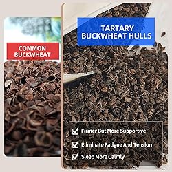 LOFE Organic Buckwheat Pillow for Sleeping