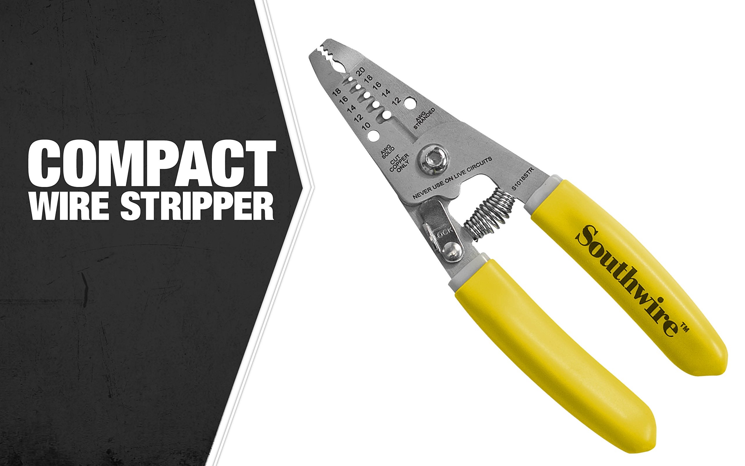 Southwire Tools Equipment S1018STR Compact Wire Stripping Tool, 6