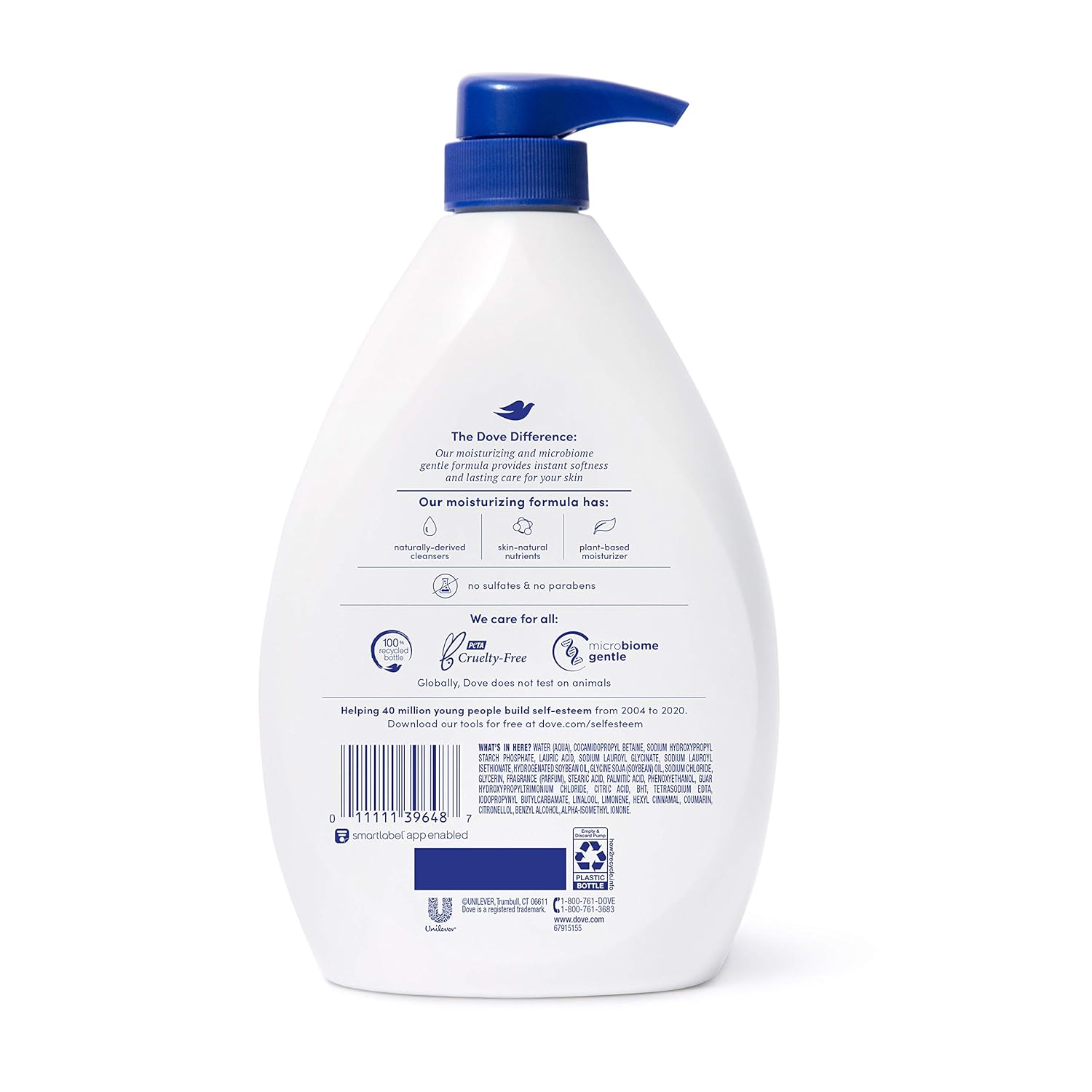 Dove Body Wash with Pump with Skin Natural Nourishers for Instantly Soft Skin and Lasting Nourishment Deep Moisture Cleanser That Effectively Washes Away Bacteria While Nourishing Your Skin34oz 3Count : Beauty