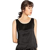 LEPTON 100% Mulberry Silk Camisoles for Women Tank Tops Shirts Ladies