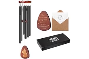 Nowpis Pet Memorial Gifts-32 Memorial Wind Chimes for Loss of Cat, Cat Memorial Gifts,Pet Memorial Gifts, Loss of Pet Sympathy Gifts, in Memory of Cat.