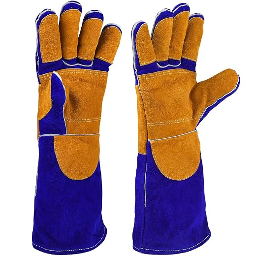 Gants de Soudeur Résistant à la Chaleur Vachette