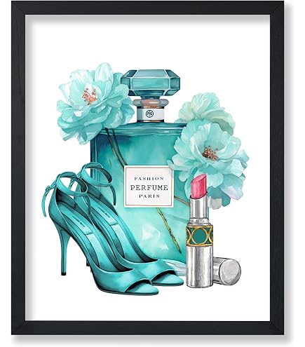 Amazon.com: Oliver Gal 'Dripping Roses and Chanel' The Floral and