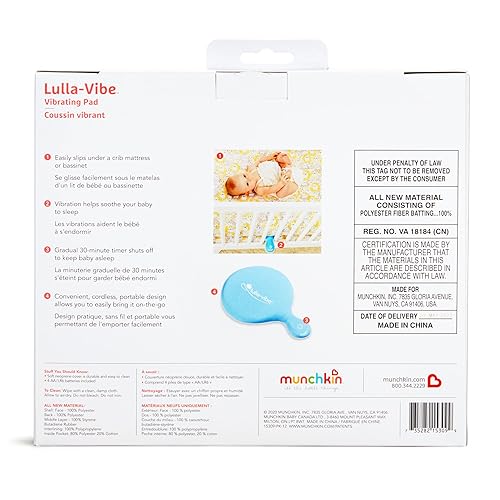 Munchkin® Lulla-Vibe™ Vibrating Mattress Pad Sleep Soother in