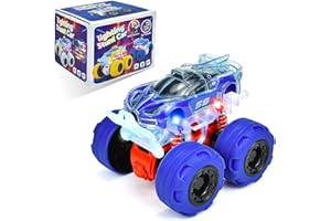 TQBYNJ Toddler Car Toys for 3 Year Old Girls Gifts, Pull Back Cars Toys for Toddler Age 3-6, Monster Trucks for Kids Boys Toys Age 3 4 5 6 Year Old Girl Birthday Gifts (Blue)