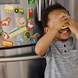 Melissa & Doug Farm Animal Magnets Set 20 Wooden Fridge Magnets Toddler view 7