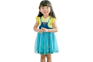 Dressy Daisy Princess Dress Up Clothes Halloween Fancy Party Tulle Skirt Summer Outfit for Baby & Toddler Girls