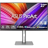 ASUS ProArt Display 27” 4K HDR Professional Monitor (PA279CRV) - IPS, UHD (3840 x 2160), 99% DCI-P3/Adobe RGB, ΔE < 2, Calman