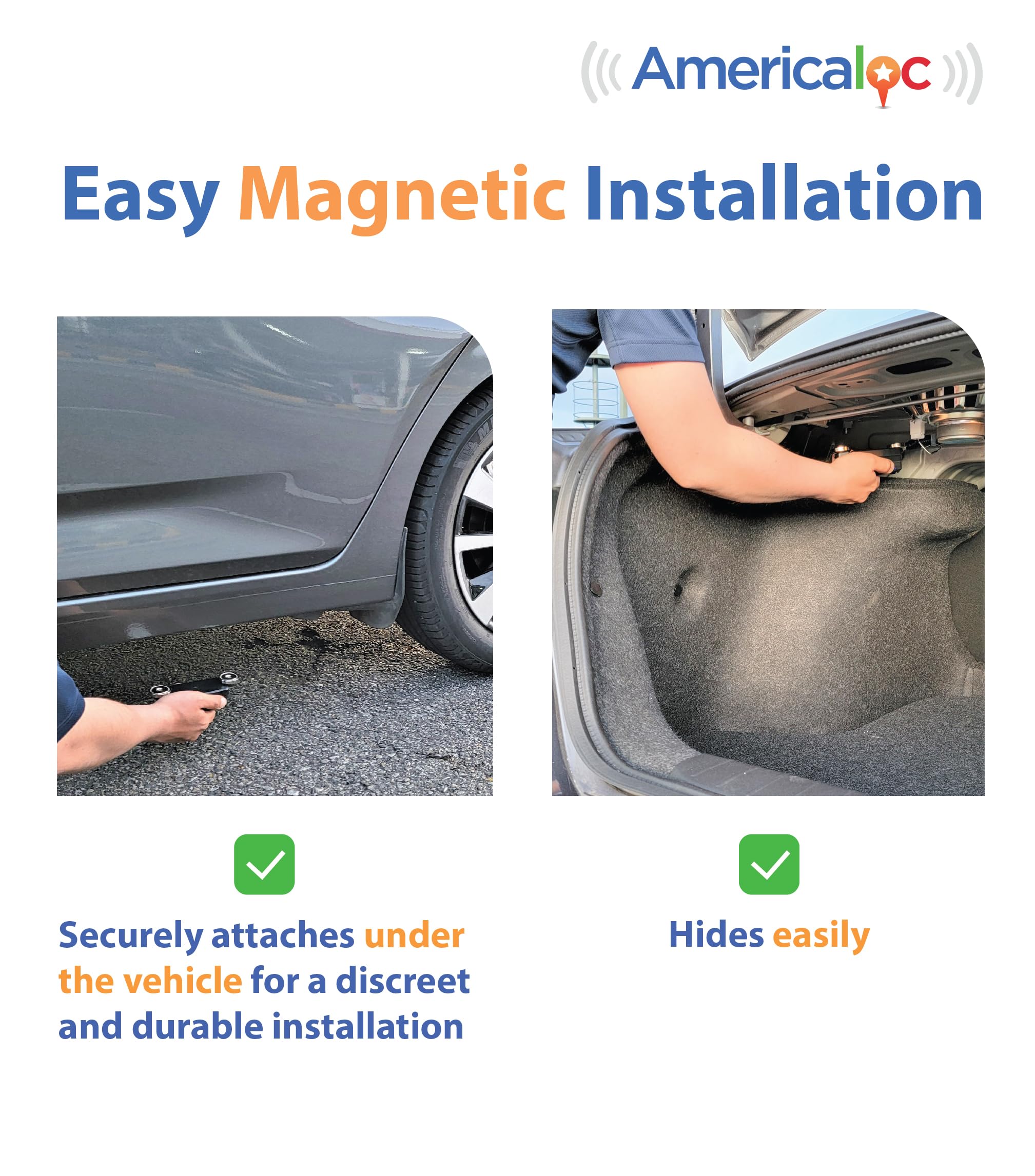 Americaloc Mini Seven GPS Tracker – Includes 4 Months of Free Service. Ultra-Long Battery. Vehicles, Assets & People. Rechargeable. Magnetic.