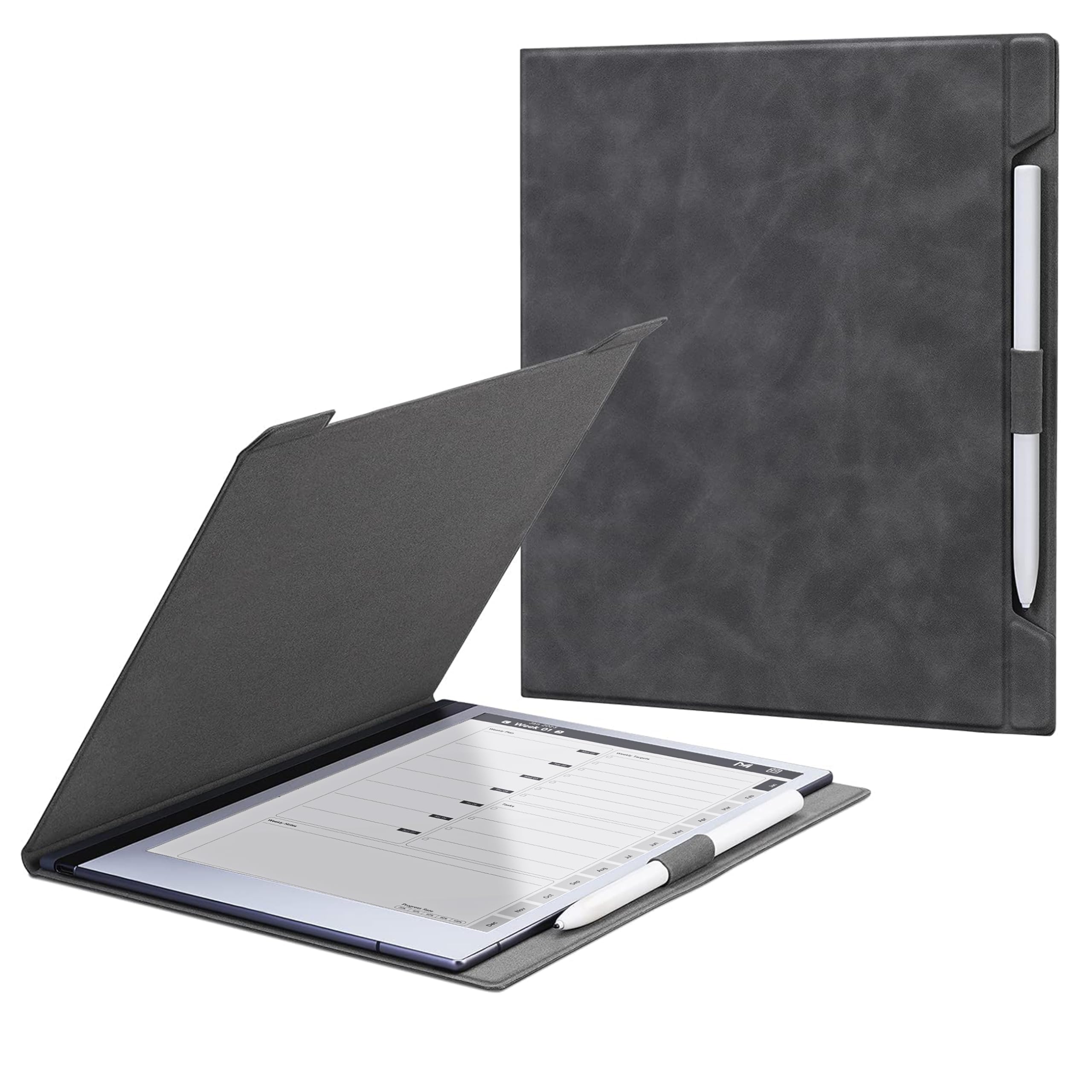 Photo 1 of Ayotu Case for Remarkable 2 Paper Tablet 10.3" 2020 Released, Premium PU Leather Cover with Bulit-in Magnet, Book Folio Design with Pen Holder (Exclusive Templates Provided)