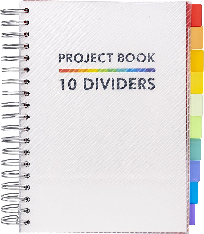 Pukka Pad B5 Project Book with 10 Repositionable Dividers 400 Pages 80GSM