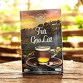 Tra Gao Luc Tay Nguyen Brown Rice Tea, Vietnamese Traditional Tea, 25 Bags, 500g, Made in Vietnam