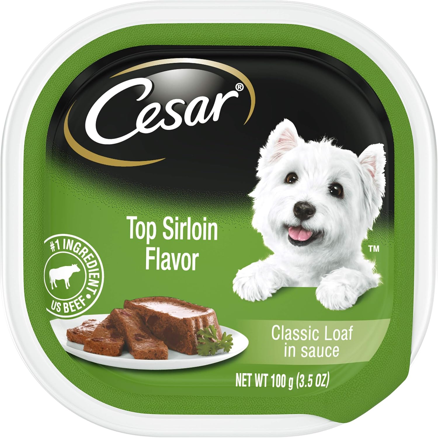 Cesar Classics Loaf in Sauce Gourmet Wet Dog Food, Pack of 24