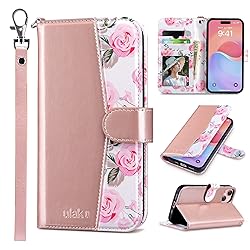 ULAK Compatible with iPhone 15 Plus Wallet Case for