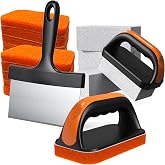 19 in 1 Griddle Cleaning Kit for Blackstone Accessories, Flat Top Grill Cleaning Kit w/Griddle Scraper, 4 Grill Stone, Griddle Brush Easy to Remove Stain - 5060