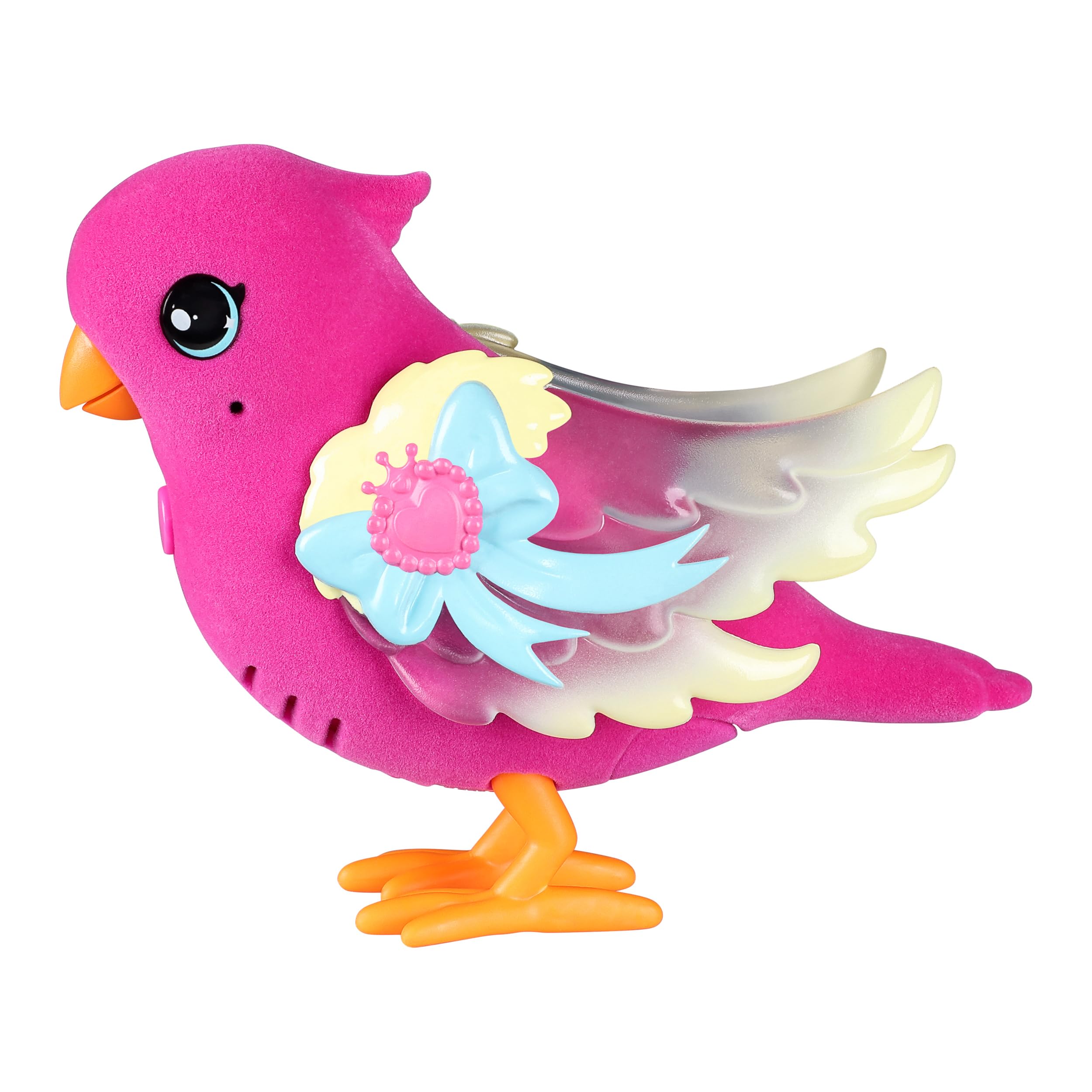 Little Live Pets Lil' Bird & Bird Cage: Tiara Twinkles, New Light Up Wings with 20 + Sounds, and Reacts to Touch