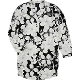 Alfani Womens Floral Tunic Blouse