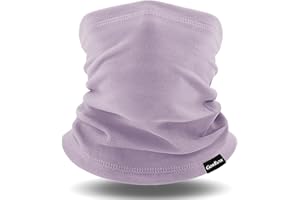 GoxRunx Winter Neck Gaiter Warmer Soft Fleece Face Cover Windproof Cold Weather Face Scarf for Skiing Hiking Men and Women