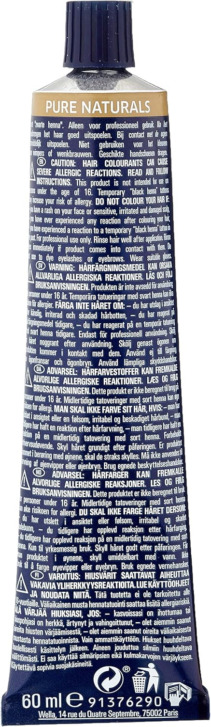 Wella Koleston Perfect MePlus Pure Naturals Permanent Hair Colour Cream, No. 4/0 Medium Brown, 0.66 kg, 60 ml (Pack of 1) - Image 5