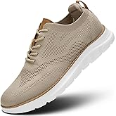 Mens Casual Dress Oxfords Shoes Fashion Mesh Work Business Walking Sneakers Comfortable Lightweight Soft Sole