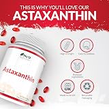 Nu U Nutrition Astaxanthin 12mg Softgel 180 caps 6 Month Supply UK Made view 6