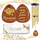 Lintriguingly Retirement Gift for Woman, 26" Wind Chime Outdoor, Retirement Party Decorations, Retirement Gifts for Women, Unique Retirement Gift, Retirement Decorations, Happy Retirement Gifts