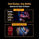 ASUS TUF Gaming BE9400 Tri Band WiFi 7 Router with Quad 2.5G Ports view 5