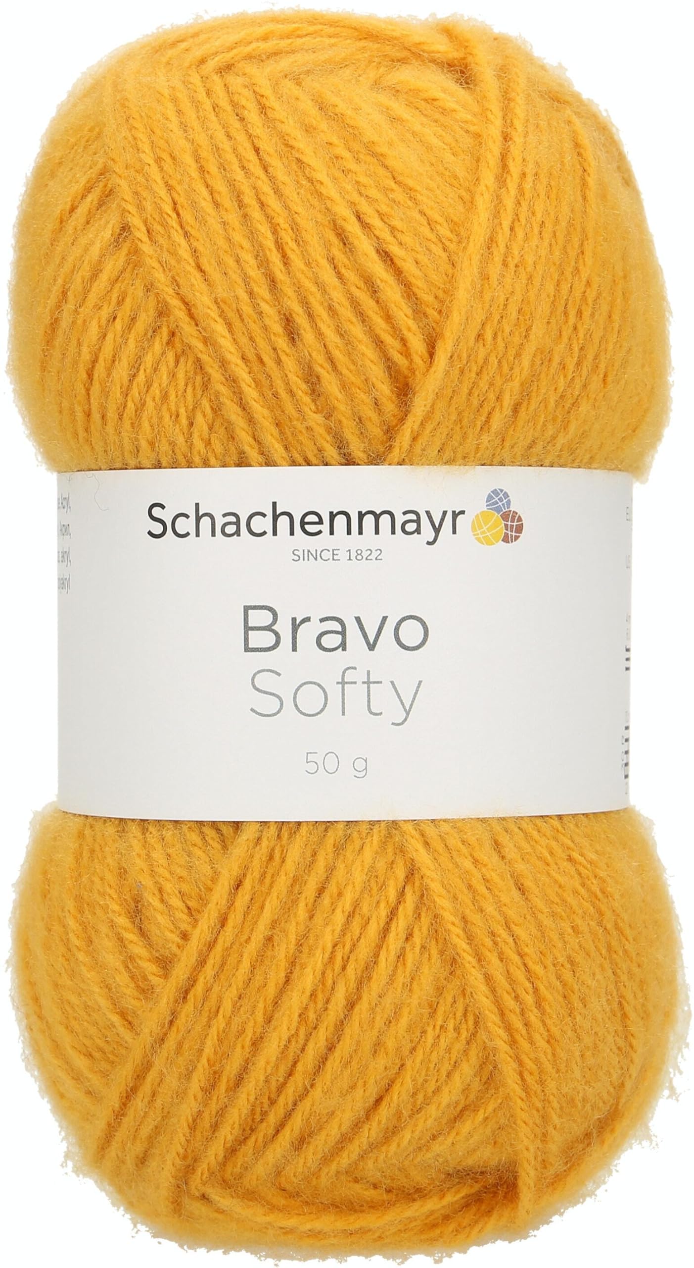 Schachenmayr Bravo Softy, 50 g goldmarie Hand Knitting Yarn