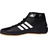 adidas Men's HVC 2 Wrestling Shoes | Synthetic suede and single-layer mesh upper, 6.5-16 run - practice and meets - middle school and high school wrestlers