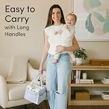 PUTSKA Nursery Storage Basket Baby Nappy Caddy Organizer 38x23x18cm view 5