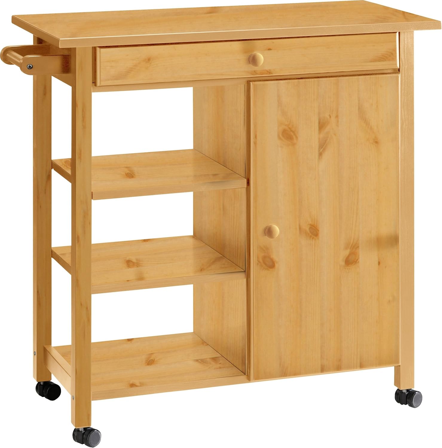 Küchenwagen Massivholz Eiche