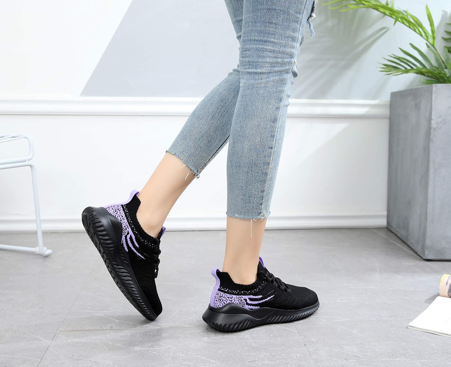 akk womens athletic walking shoes