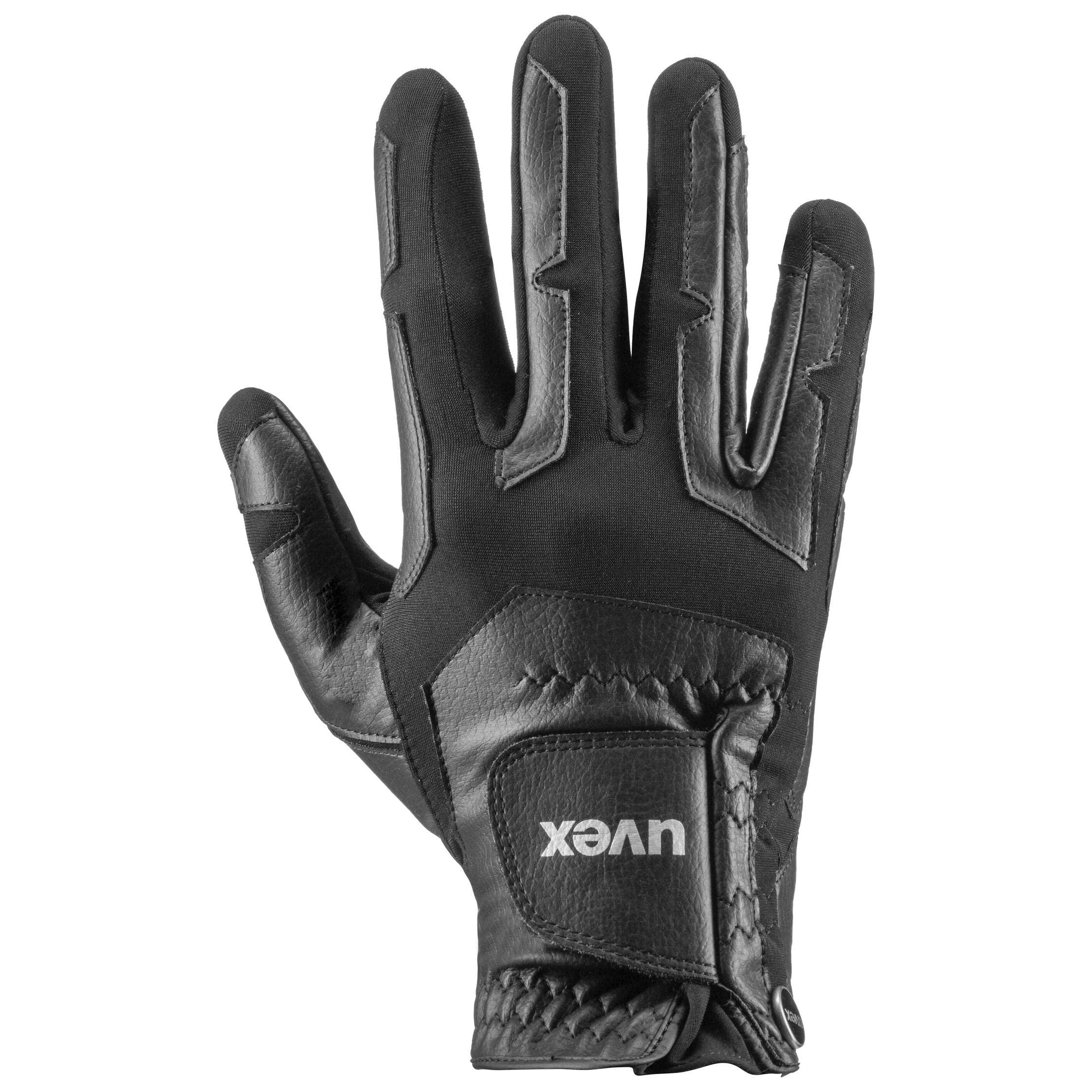 uvex Ventraxion Plus - Flexible Riding Gloves for Men and Women - Durable - Breathable Material - Black - 9-10
