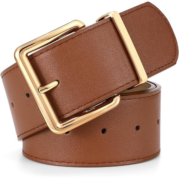 XZQTIVE Women Wide Chunky Belt for Dresses Fashion Thick  display picture 3