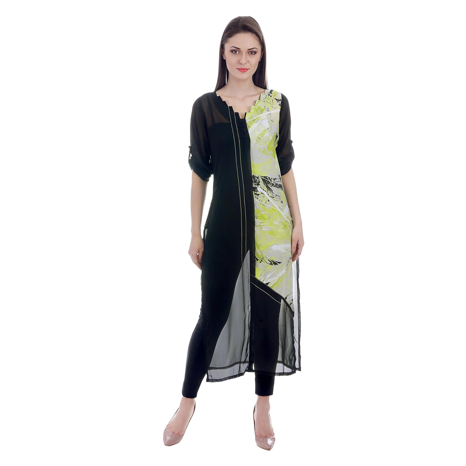 stylish georgette kurtis