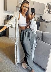 Womens Sweatpants with Pockets High Waist Jogger