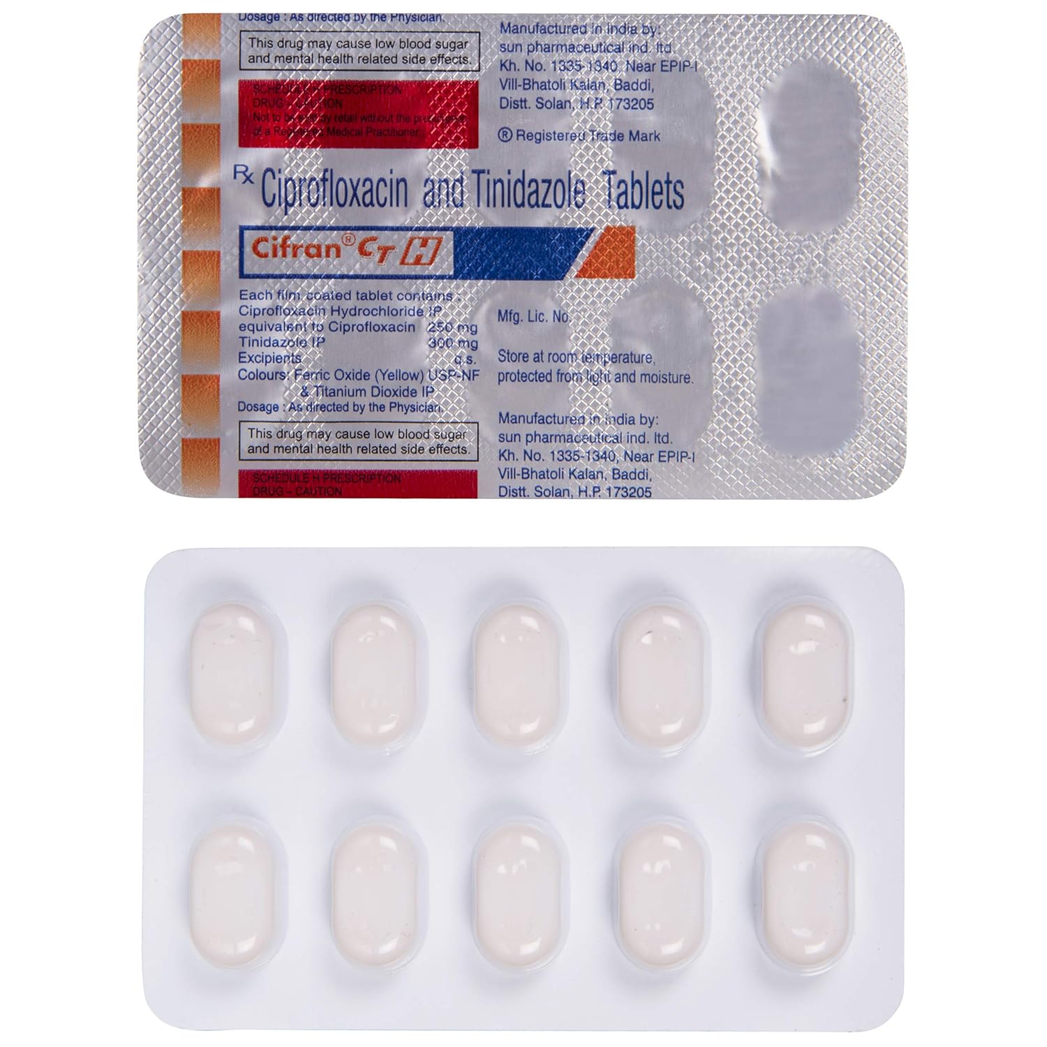 Ciprofloxacin Hcl 250 Mg Tab Tablet