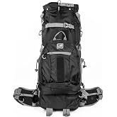 K9 Sport Sack Kolossus - Large, Black | The Big Dog Backpack - Ideal for Dogs with 20-22" Back Length - Fully Adjustable Pet Carrier &amp; 60L Hiking Pack