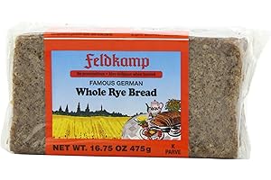 Delba Famous German Whole Rye Bread, 16.75 Ounce (Pack of 12)