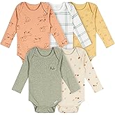 Gerber Unisex Baby 6 Pack Long-sleeve Onesies Bodysuit