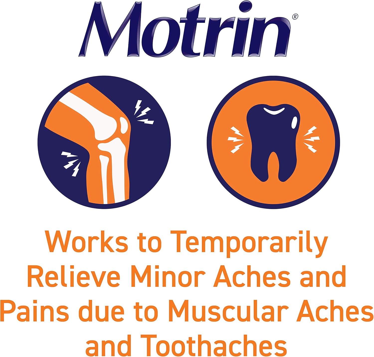 Motrin IB, Ibuprofen 200mg Tablets for Fever, Muscle Aches, Headache & Back Pain Relief, 225 ct.: Health & Personal Care