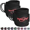 WALITO Gym Ankle Straps for Working Out - Glute Ankle Cuff Kickback Strap, Gym Cable Machine Accessories for Women Glute Leg Extensions, Hip Abductors & Lower Body Exercises Equipment